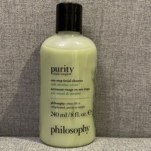 NEW Philosophy Purity Made Simple One-step Facial Cleanser with Spirulina